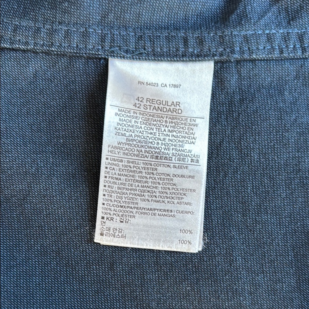 Banana Republic Blue Sport Coat Classic Tailored Style - Picture 4 of 6